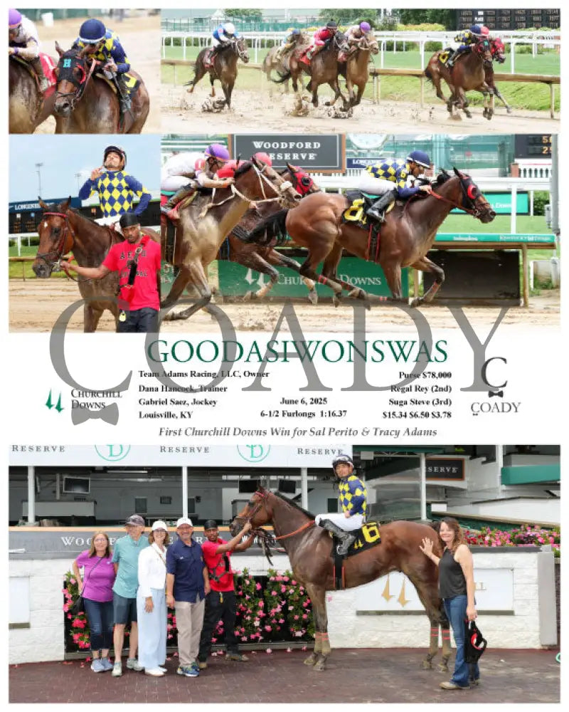 GOODASIWONSWAS - 06-06-25 - R05 - CD Churchill Downs