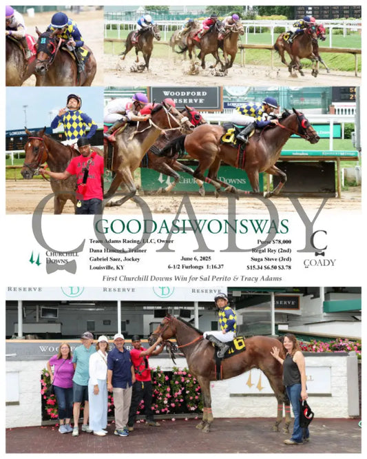 GOODASIWONSWAS - 06-06-25 - R05 - CD Churchill Downs