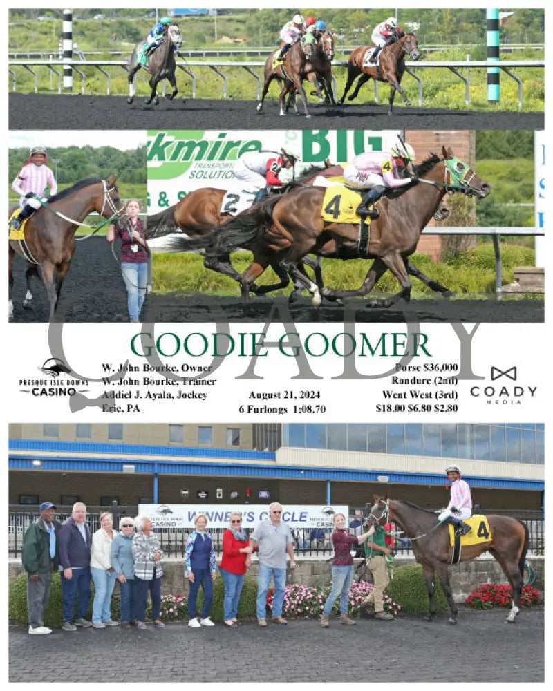 Goodie Goomer - 08-21-24 R03 Pid Presque Isle Downs