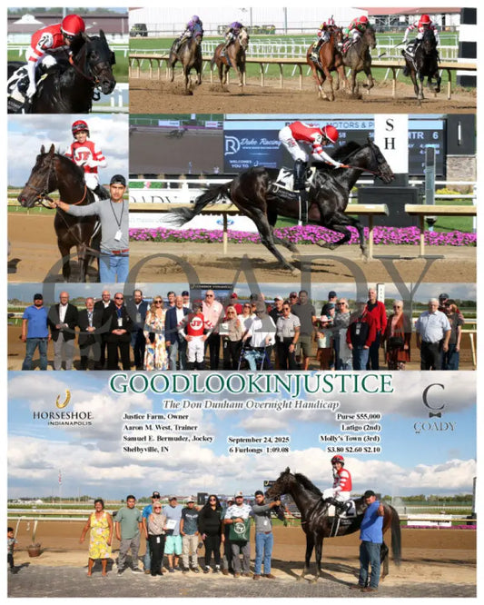 GOODLOOKINJUSTICE - The Don Dunham Overnight Handicap - 09-24-25 - R06 - IND Indiana Grand