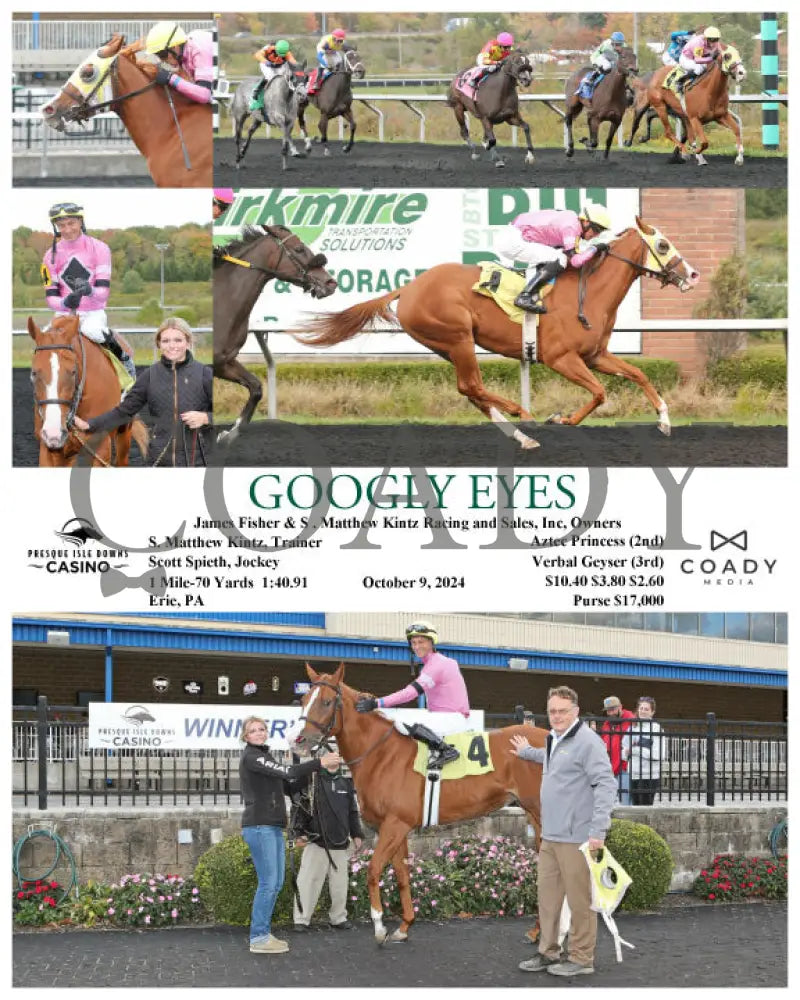 Googly Eyes - 10-09-24 R06 Pid Presque Isle Downs