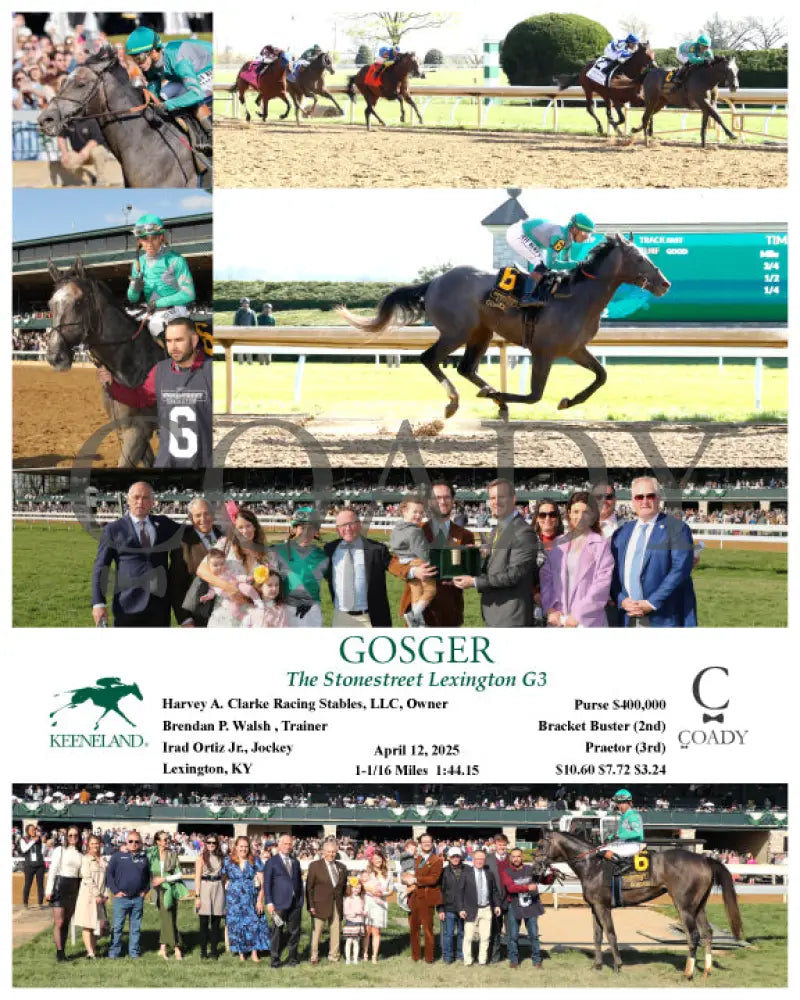 GOSGER - The Stonestreet Lexington G3 - 04-12-25 - R09 - KEE Keeneland
