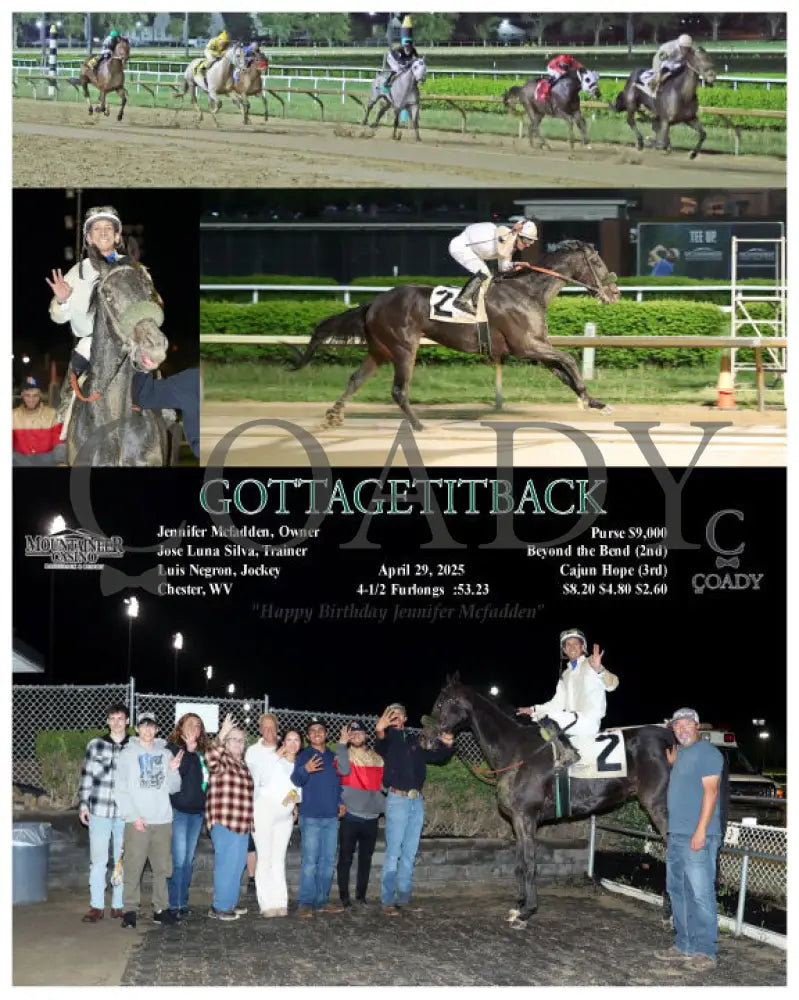 GOTTAGETITBACK - 04-29-25 - R07 - MNR Mountaineer Park
