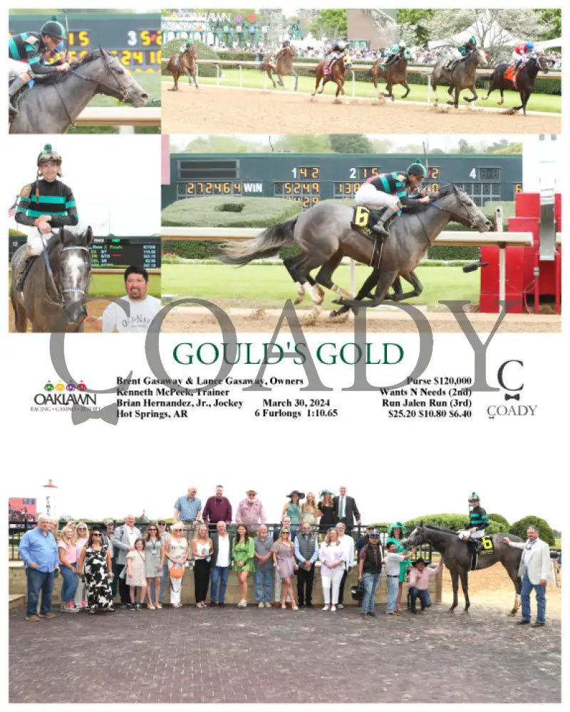 Gould’s Gold - 033024 Race 03 Op Oaklawn Park