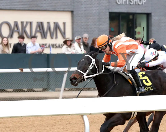 GRACE IS FREE - Mockingbird Stakes - 01-04-26 - R09 - Oaklawn Park - Inside Finish 02 - Renee Torbit - Coady Media - Kurtis Coady Photography