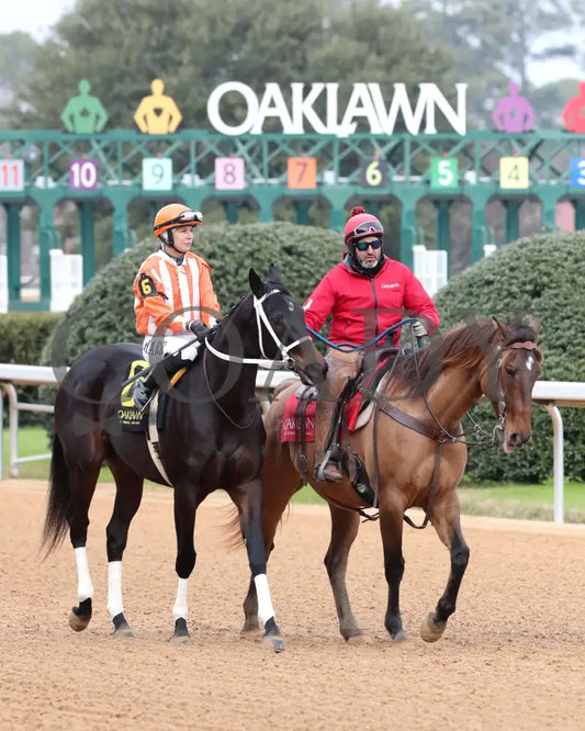 GRACE IS FREE - Mockingbird Stakes - 01-04-26 - R09 - Oaklawn Park - Post Parade 02 - Renee Torbit - Coady Media - Kurtis Coady Photography