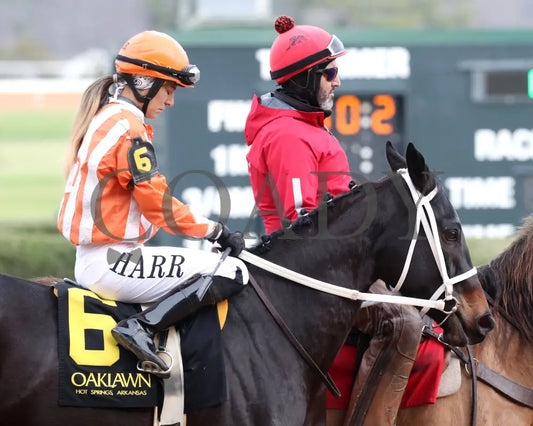GRACE IS FREE - Mockingbird Stakes - 01-04-26 - R09 - Oaklawn Park - Post Parade 01 - Renee Torbit - Coady Media - Kurtis Coady Photography