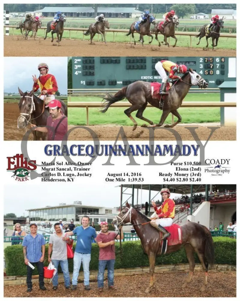 Gracequinnannamady - 081416 Race 02 Elp Ellis Park