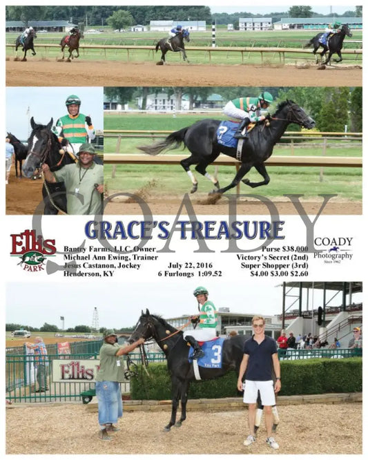 Grace’s Treasure - 072216 Race 06 Elp Ellis Park