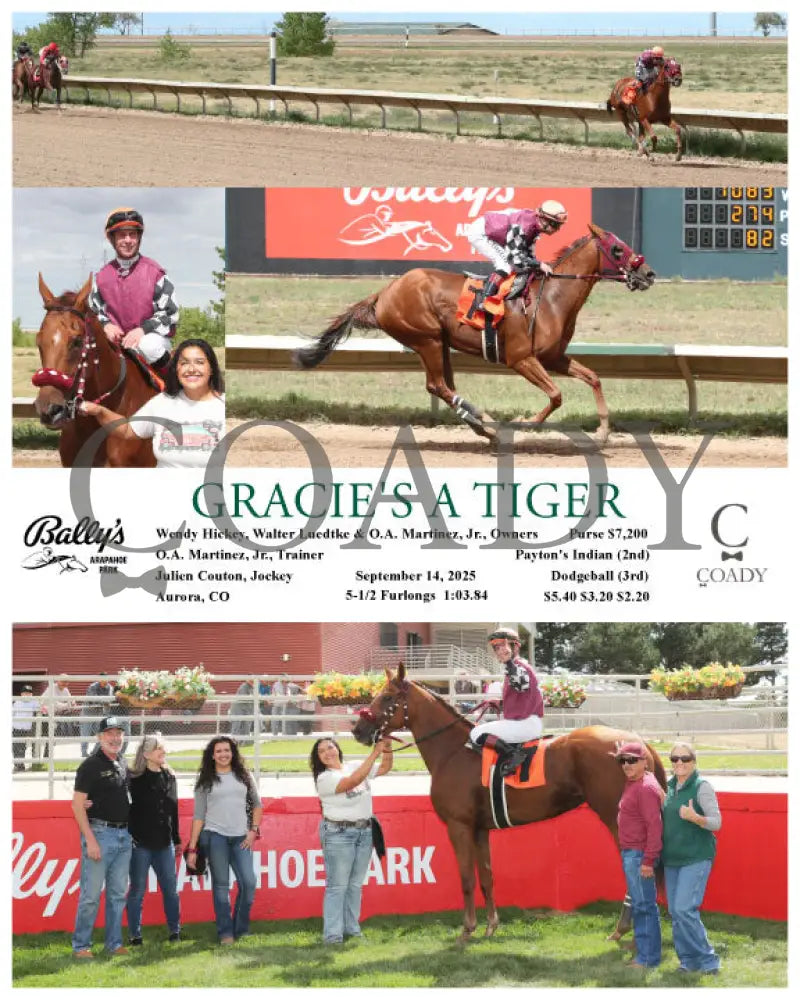 GRACIE'S A TIGER - 09-14-25 - R03 - ARP - Coady Media - Kurtis Coady Photography