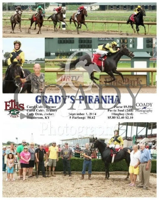 Grady’s Piranha - 090114 Race 02 Elp Ellis Park