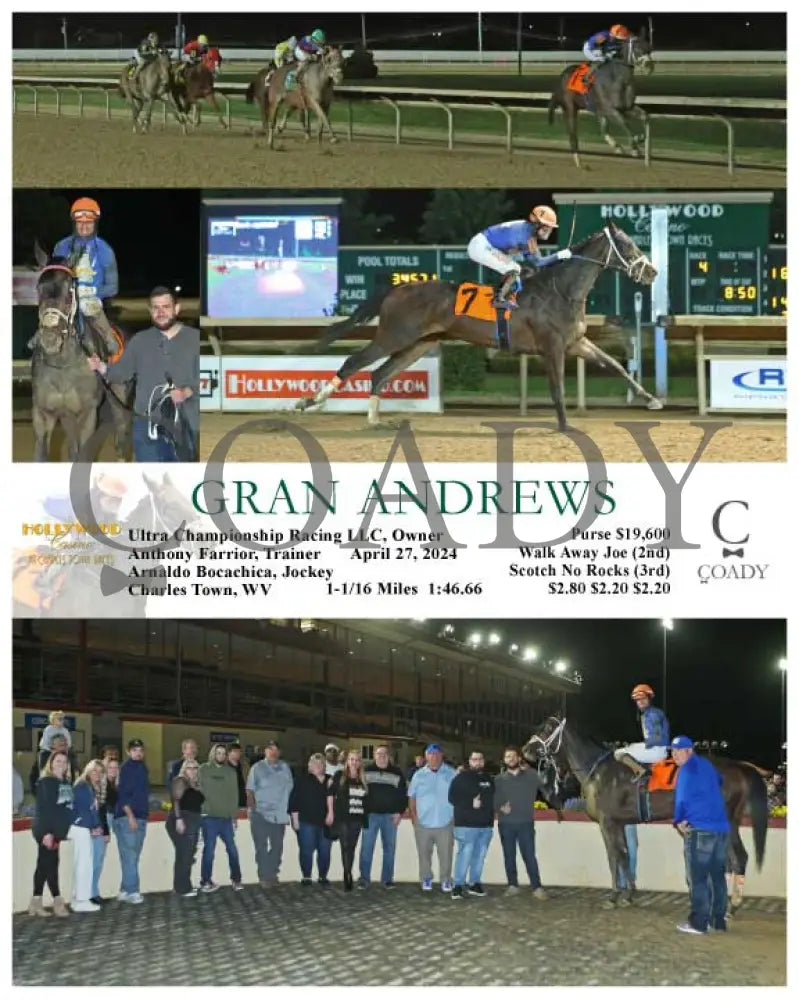 Gran Andrews - 04-27-24 R04 Ct Hollywood Casino At Charles Town Races
