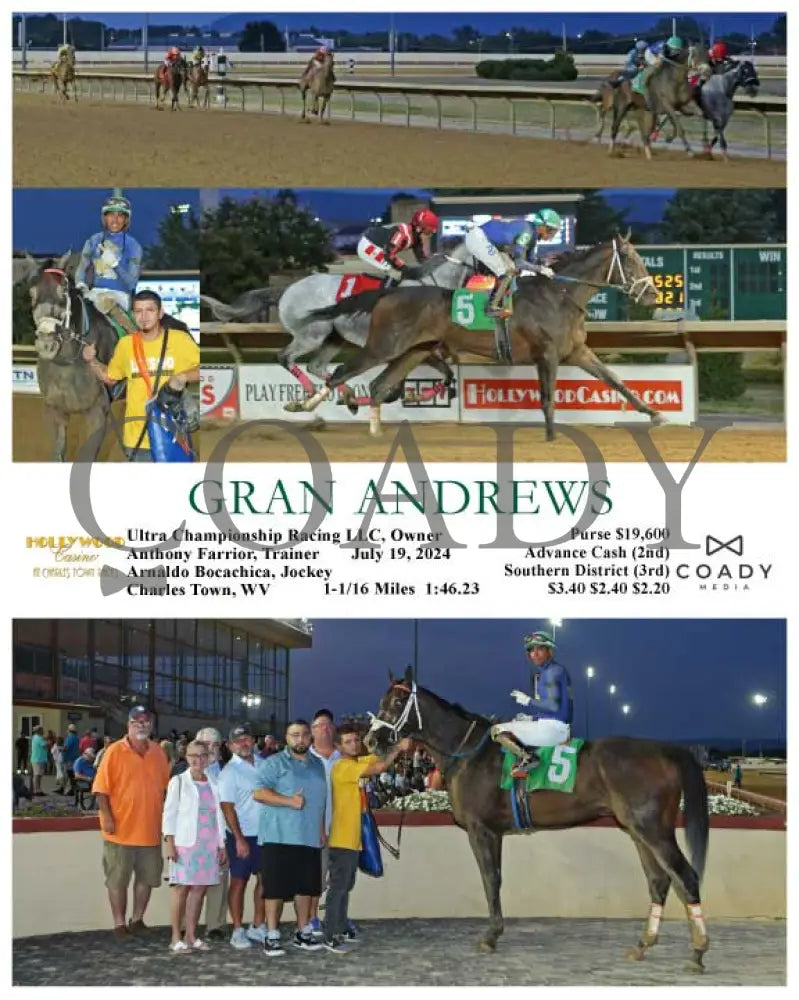 Gran Andrews - 07-19-24 R04 Ct Hollywood Casino At Charles Town Races