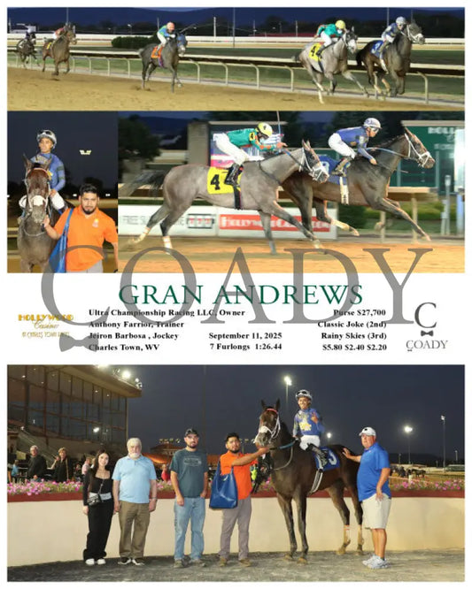 GRAN ANDREWS - 09-11-25 - R02 - CT Hollywood Casino at Charles Town Races