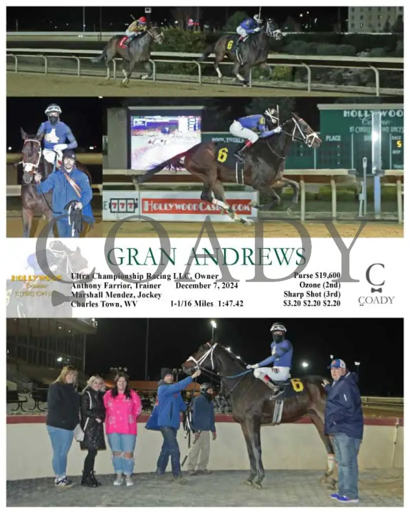 Gran Andrews - 12-07-24 R05 Ct Hollywood Casino At Charles Town Races