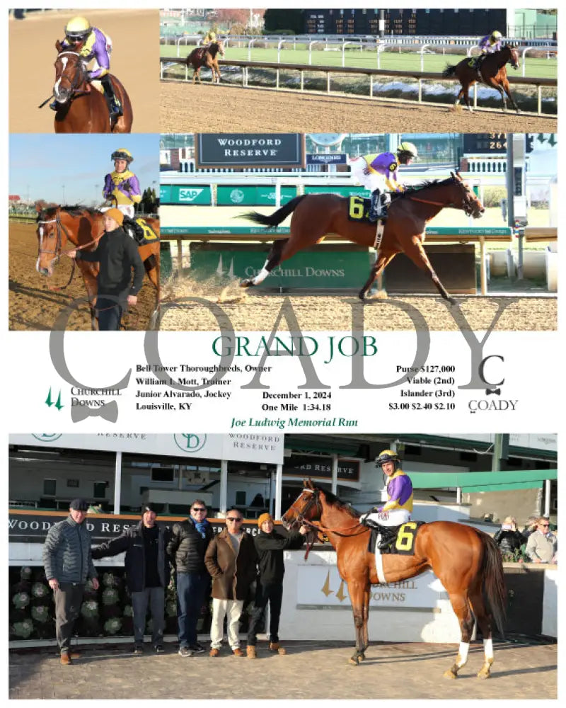 Grand Job - 12-01-24 R07 Cd Churchill Downs