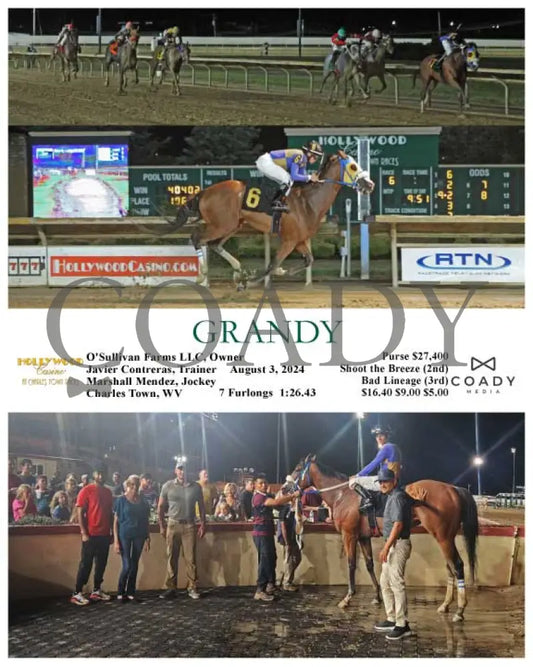 Grandy - 08-03-24 R06 Ct Hollywood Casino At Charles Town Races