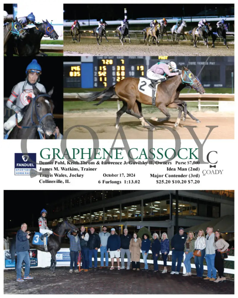 Graphene Cassock - 10-17-24 R07 Fan Fanduel Sportsbook Horse Racing