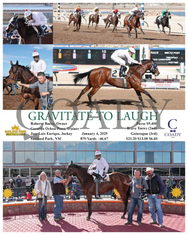 Gravitate To Laugh - 01-04-25 R01 Sun Turfway Park