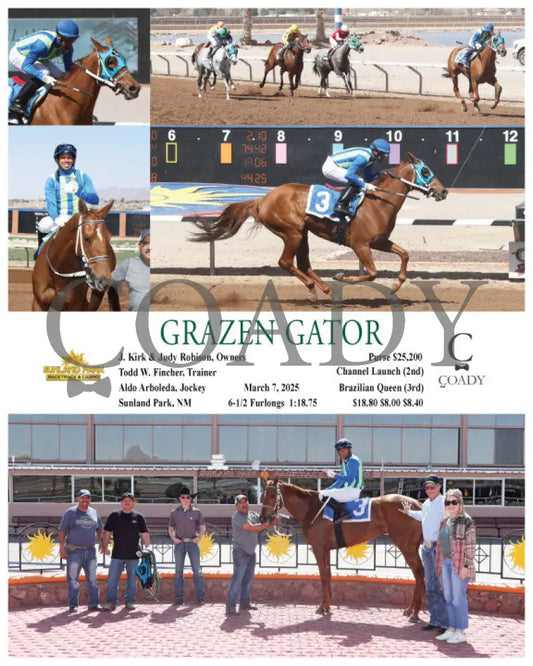 GRAZEN GATOR - 03-07-25 - R03 - SUN Sunland Park