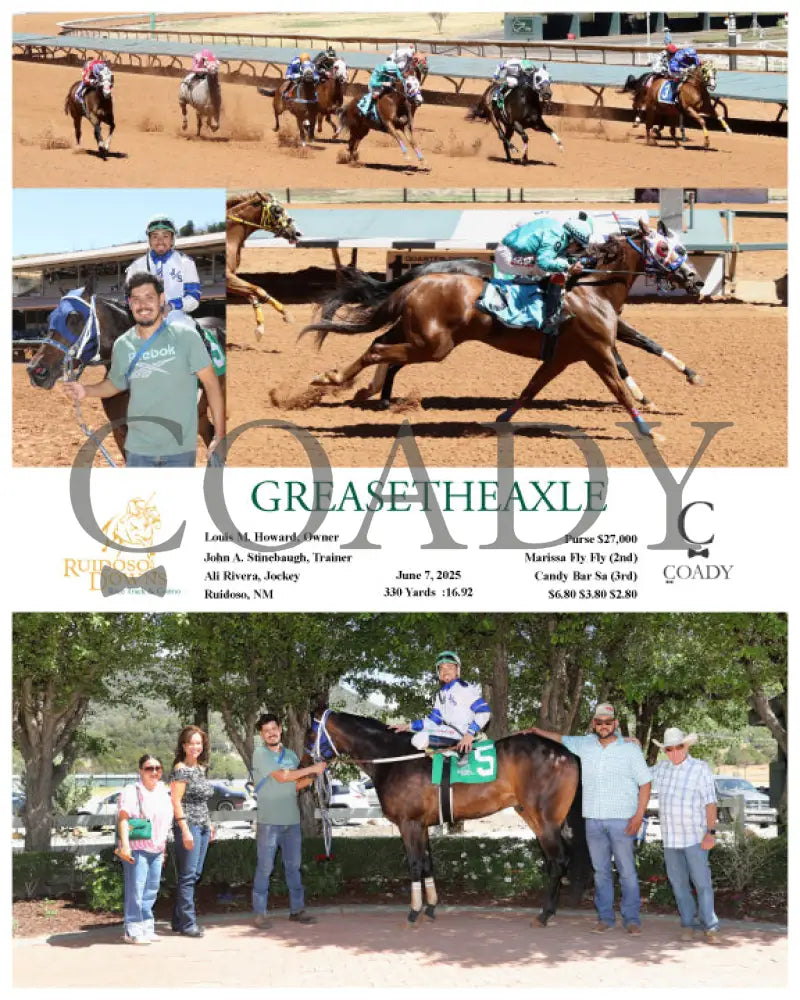 GREASETHEAXLE - 06-07-25 - R06 - RUI Ruidoso Downs