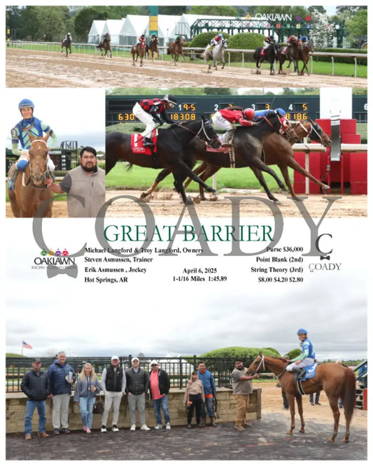 GREAT BARRIER - 04-06-25 - R01 - OP Oaklawn Park