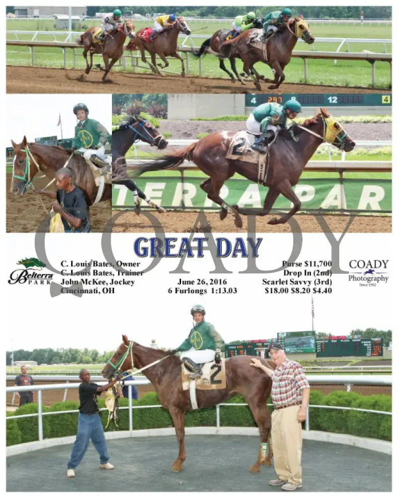 Great Day - 062616 Race 01 Btp Belterra Park