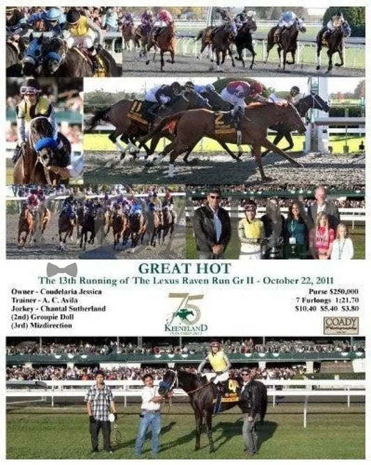 Great Hot - 102211 Keeneland