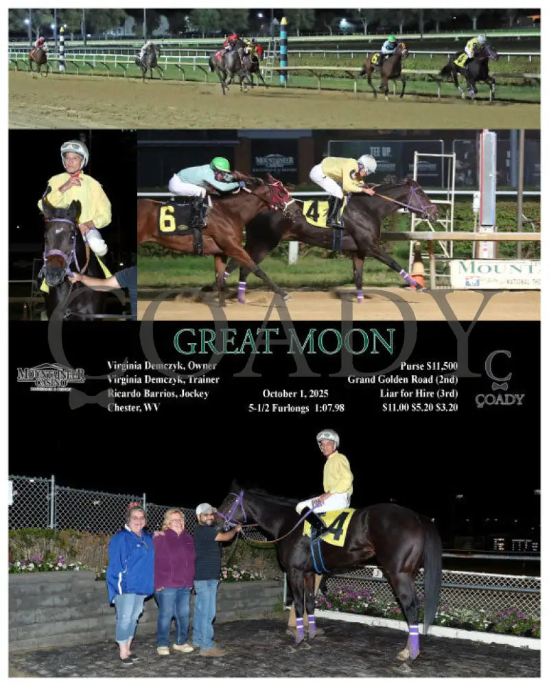 GREAT MOON - 10-01-25 - R06 - MNR Mountaineer Park