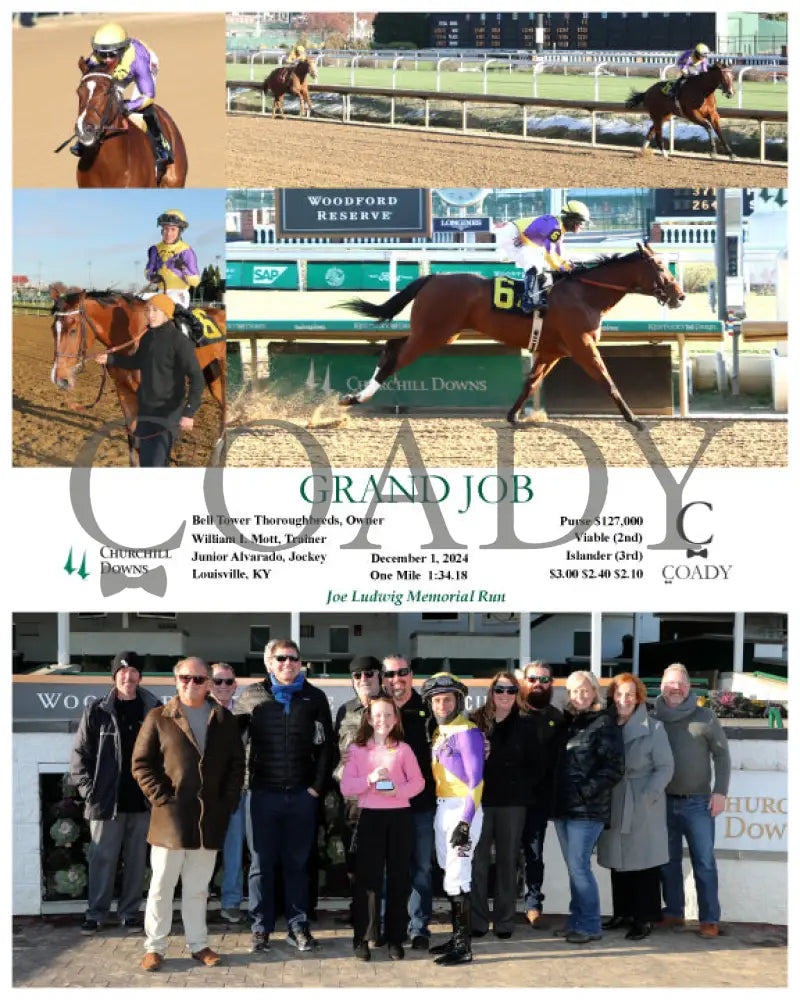 Great Richie M - 12-01-24 R06 Cd Group Churchill Downs