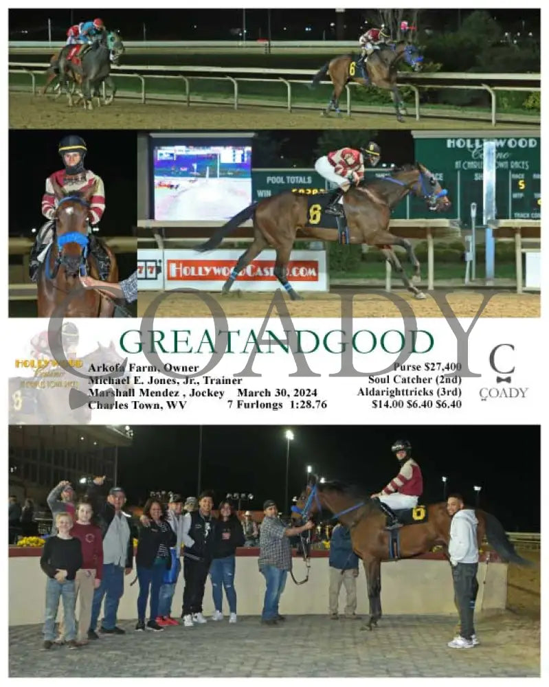 Greatandgood - 03 - 30 - 24 R05 Ct Hollywood Casino At Charles Town Races