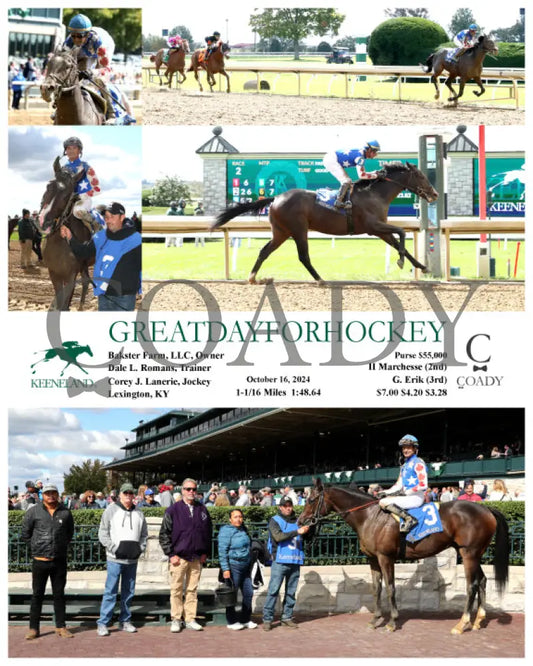 Greatdayforhockey - 101624 Race 02 Kee Keeneland