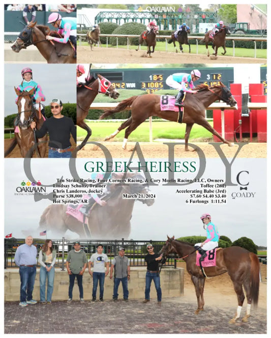 Greek Heiress - 03 - 21 - 24 R05 Op Oaklawn Park