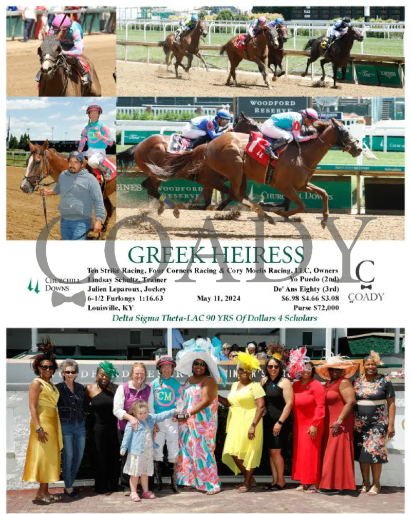 Greek Heiress - 05-11-24 R04 Cd Group Churchill Downs
