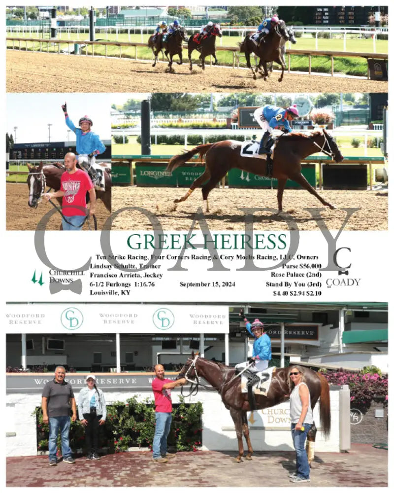 Greek Heiress - 09-15-24 R01 Cd Churchill Downs