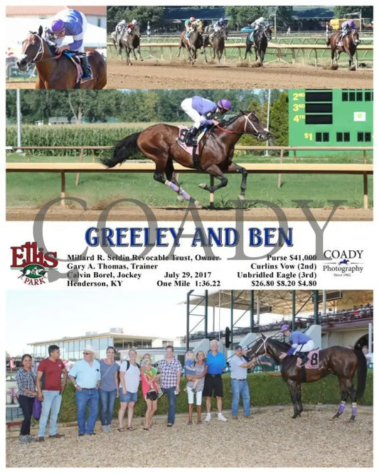 Greeley And Ben - 072917 Race 08 Elp Ellis Park