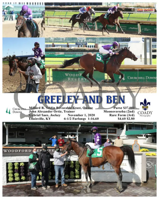 Greeley And Ben - 11-01-20 R01 Cd Churchill Downs