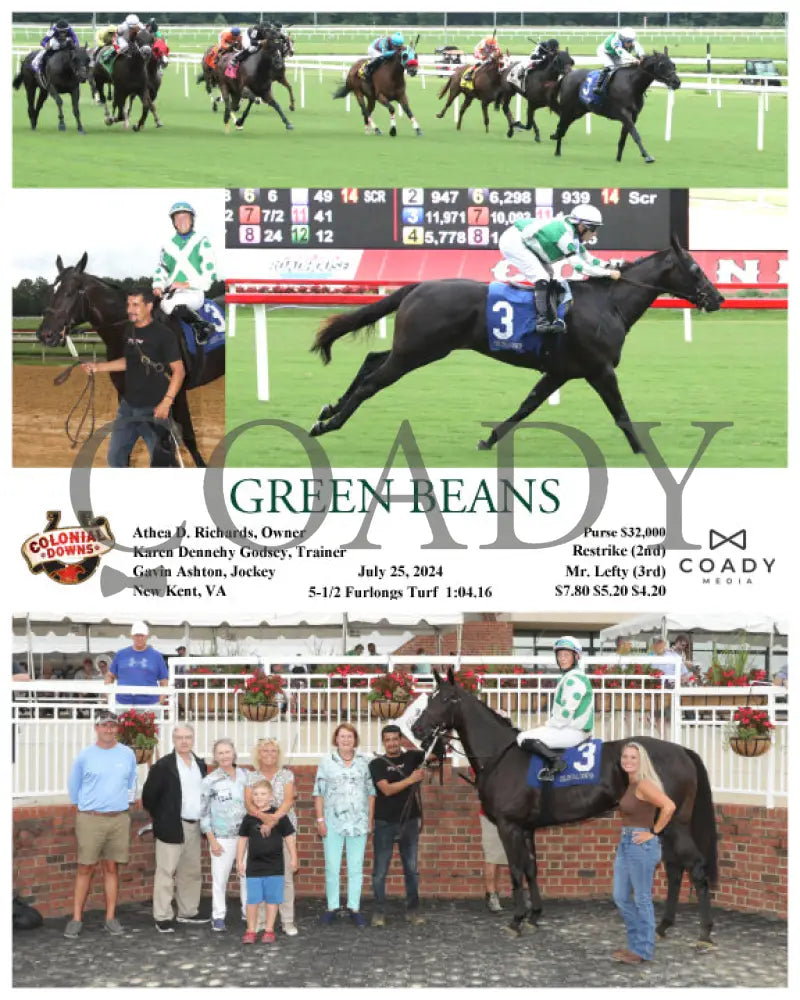 Green Beans - 07-25-24 R07 Cnl Colonial Downs
