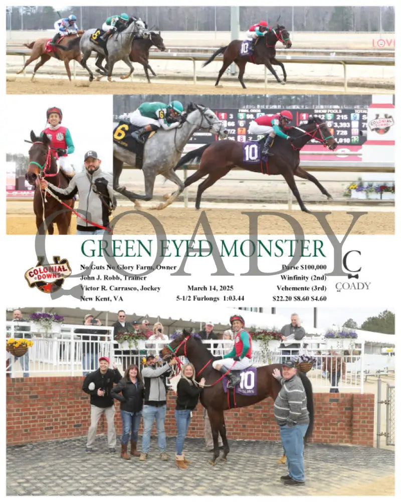 GREEN EYED MONSTER - 03-14-25 - R08 - CNL Colonial Downs