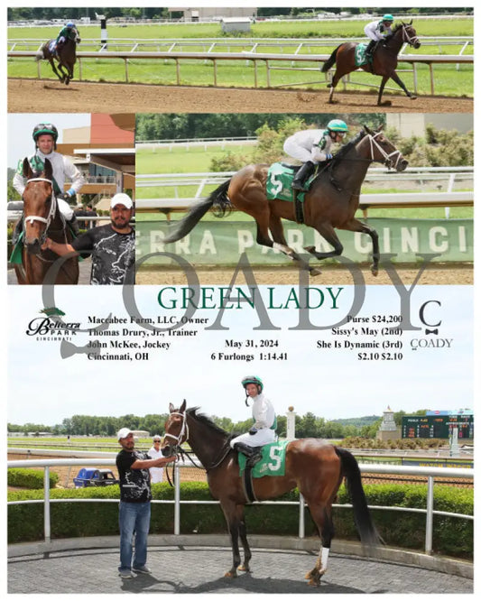 Green Lady - 053124 Race 01 Btp Belterra Park