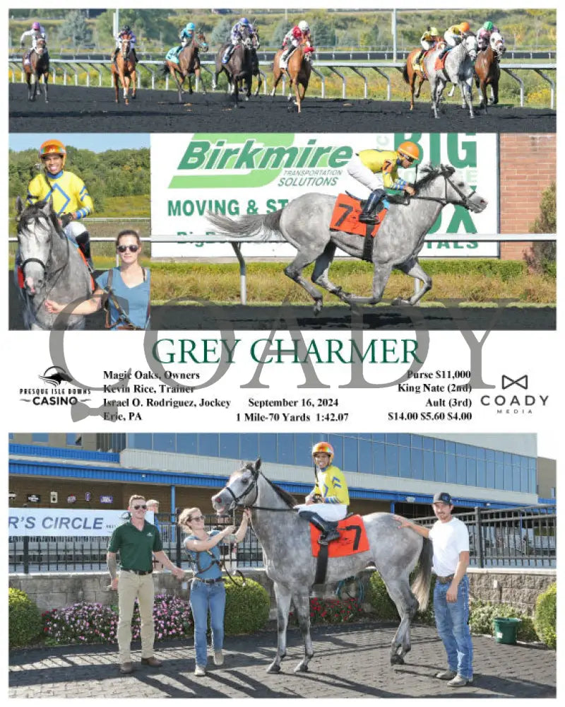 Grey Charmer - 09-16-24 R04 Pid Presque Isle Downs
