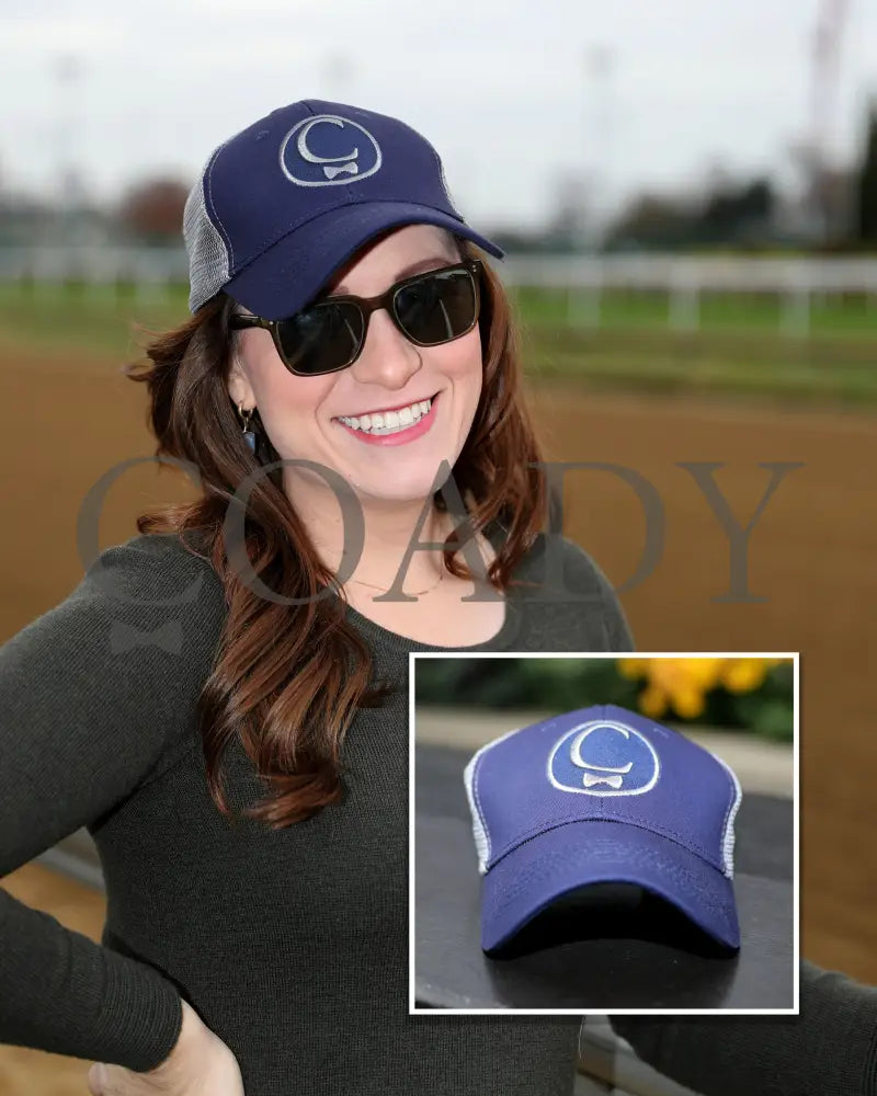 Grey Patch - Blue Trucker Hat 2024