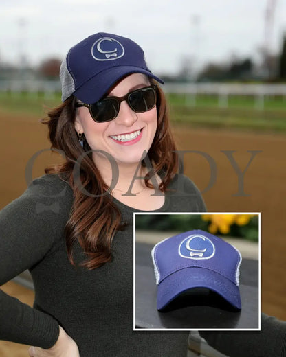 Grey Patch - Blue Trucker Hat 2024