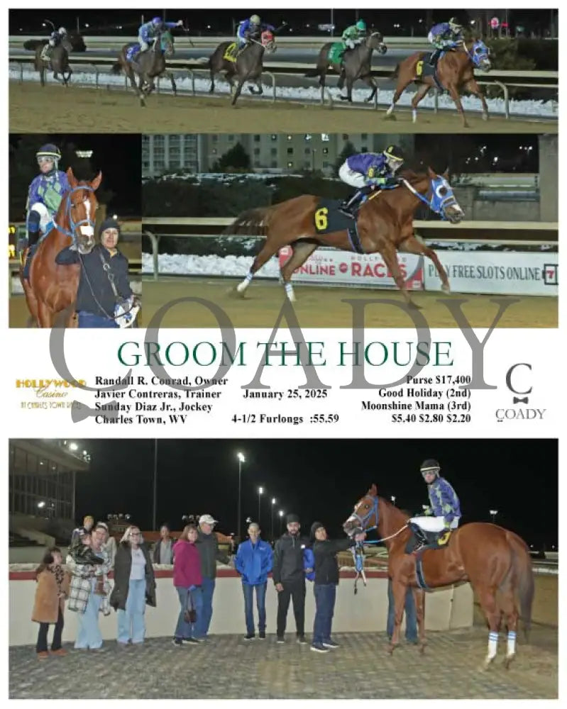 Groom The House - 01-25-25 R01 Ct Hollywood Casino At Charles Town Races