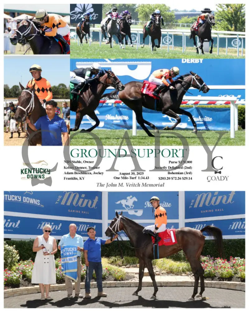 GROUND SUPPORT 083025 Race 02 KD Kentucky Downs