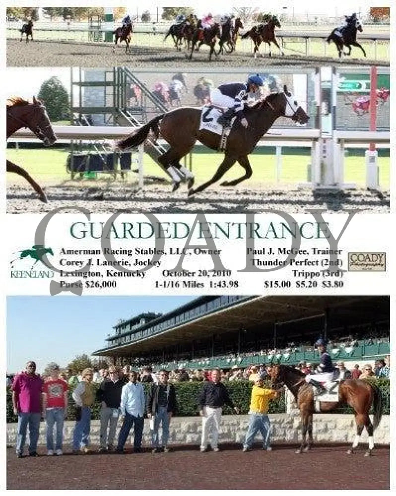 Guarded Entrance - 102010 Keeneland