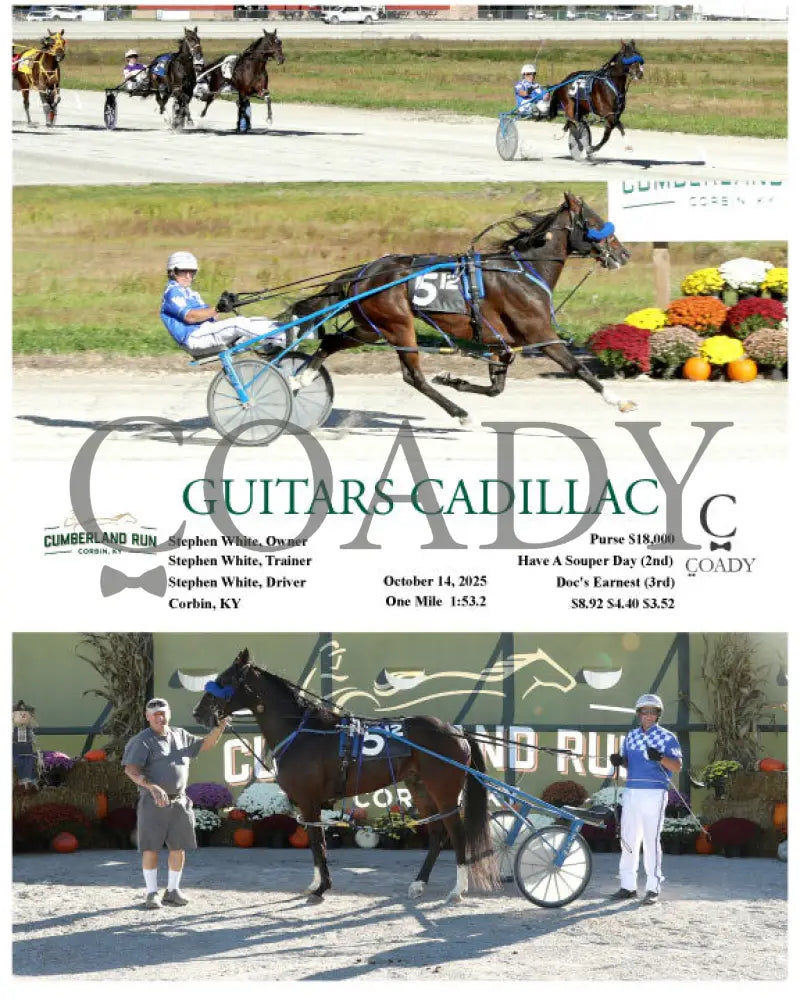 GUITARS CADILLAC - 101425 - Race 12 - CMR Presque Isle Downs