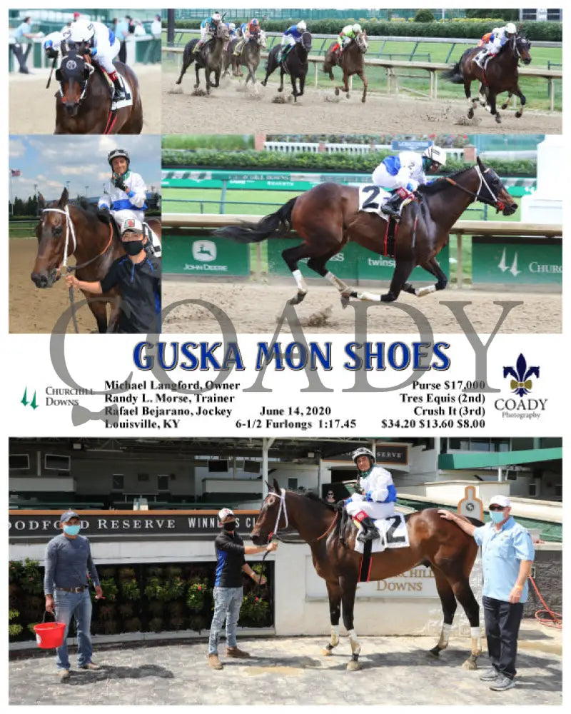Guska Mon Shoes - 06-14-20 R06 Cd Churchill Downs