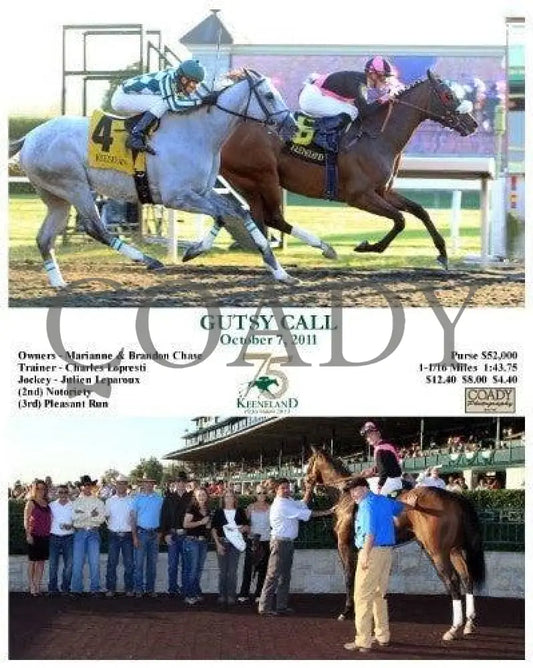 Gutsy Call - 100711 Keeneland