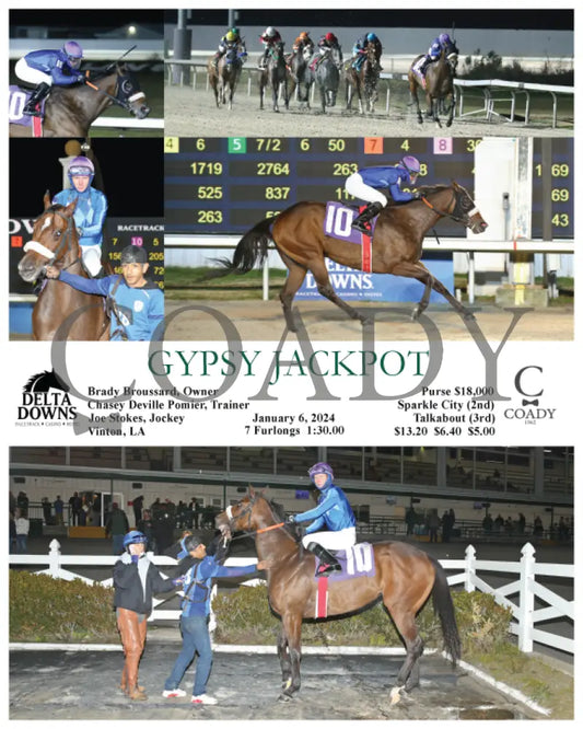 Gypsy Jackpot - 01-06-24 R03 Ded Delta Downs